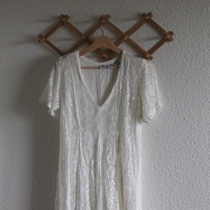 White Vintage Lace Dress